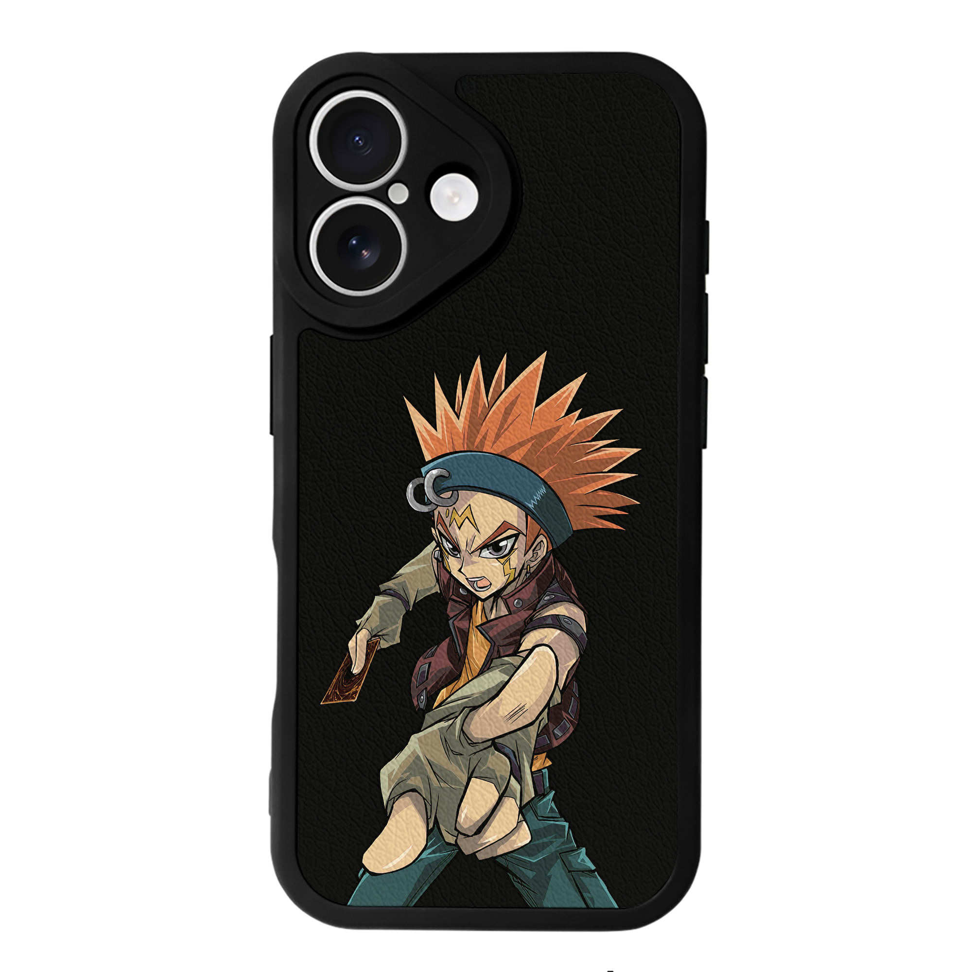遊☆戯☆王 Yu-Gi-Oh! 【iPhone 16シリーズ対応】シリコンスマホケース（レザー調） 材質：シリコン